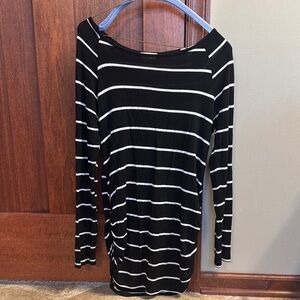 Elegant Striped Women's Tunic